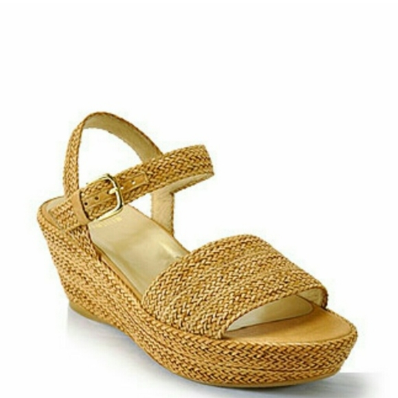 Stuart Weitzman Barbados lanyard sandals espadrilles 37